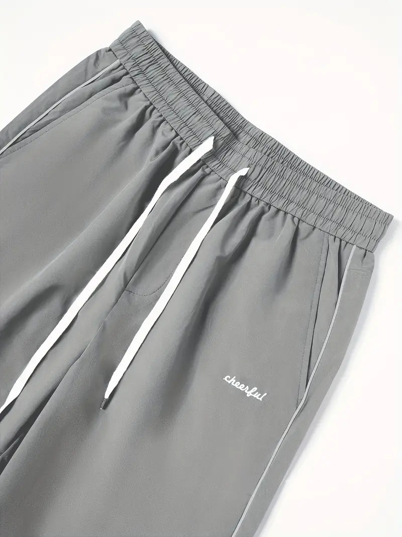 Men’s Sport Jogging Pants – Casual Loose Fit Polyester Trousers for Outdoor & Fitness Activities