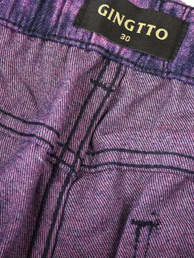 Men’s Multicolor Casual Jeans – Popular Cotton Blend Denim with Regular Fit for Streetwear Style