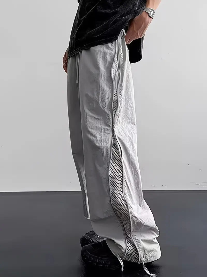 Men’s Quick-Dry Cargo Pants – Lightweight Loose Fit Trousers with Pockets for Summer Outdoor Wear