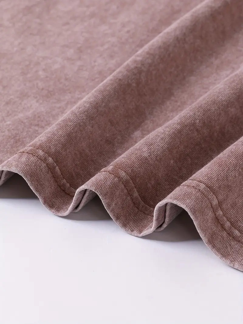 Men’s 230G Cotton Sleeveless Tank Top – Retro Loose Fit with Cartoon Skateboard Graphic Print