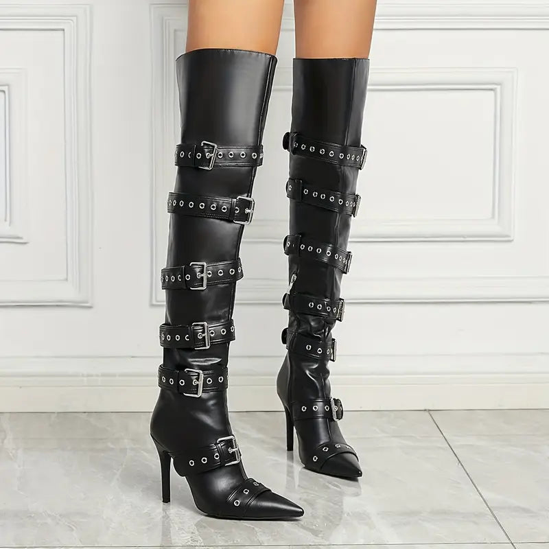 Thigh-high boots