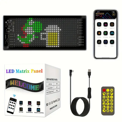 Flexible LED Screen – Multi-Color Dynamic Wall Display with Motion Tracking, App & Remote Control