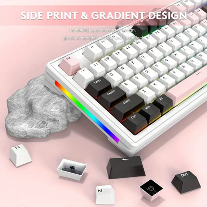 Attack Shark M87 TKL Mechanical Gaming Keyboard – RGB Backlit, Hot-Swappable, Wireless Triple Mode