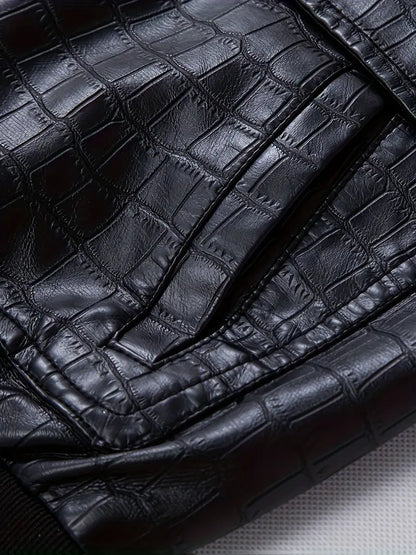 Men's Lightweight Military Bomber Windbreaker with Baseball Collar Embroidered Varsity Style Zip-Up Jacket (Copy)