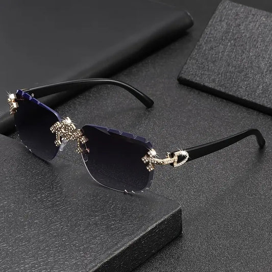 Men's & Women's Frameless Square Glasses