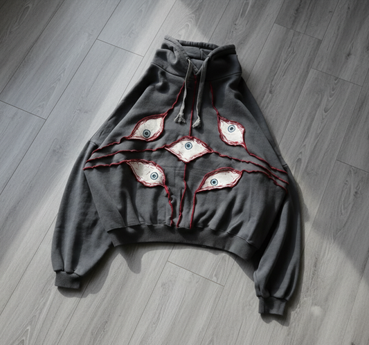 Women's Y2K Printed Hoodie with Off-Shoulder Design Ribbed Cuffs and Hem Casual Streetwear Jersey Fabric