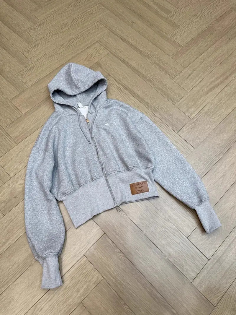 Women's Oversized Hooded Jacket with Full-Zip Closure Soft Comfortable Loose Fit Retro Coat Navy Red