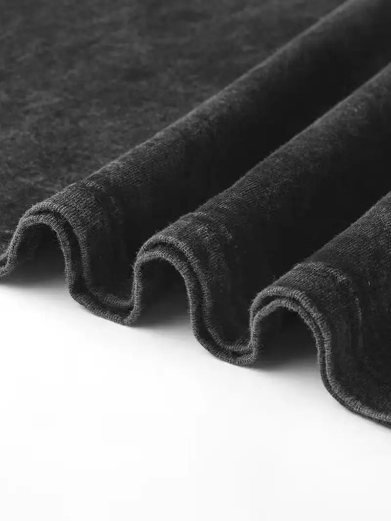 Men's Vintage Cotton T-Shirt Dog Graphic Print Loose Fit Short Sleeve Soft Breathable Summer Streetwear