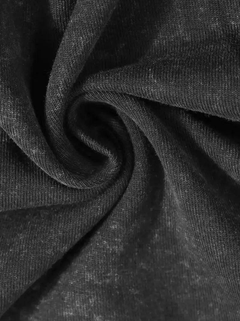 Men's Vintage Monaco Racing Graphic T-Shirt Heavyweight Cotton Loose Fit Washed Finish Short Sleeve Tee