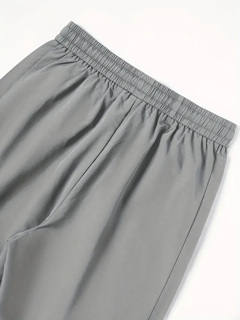 Men’s Sport Jogging Pants – Casual Loose Fit Polyester Trousers for Outdoor & Fitness Activities