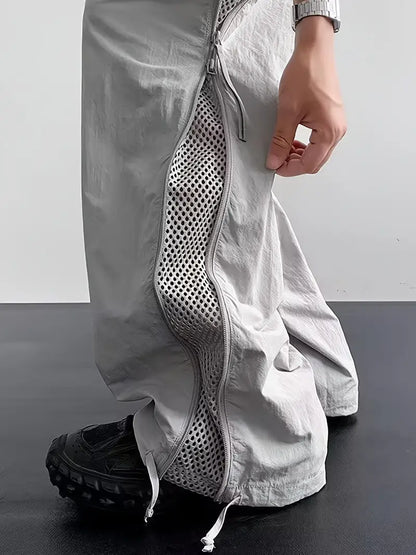 Men’s Quick-Dry Cargo Pants – Lightweight Loose Fit Trousers with Pockets for Summer Outdoor Wear