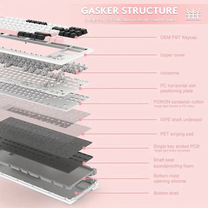 Attack Shark M87 TKL Mechanical Gaming Keyboard – RGB Backlit, Hot-Swappable, Wireless Triple Mode