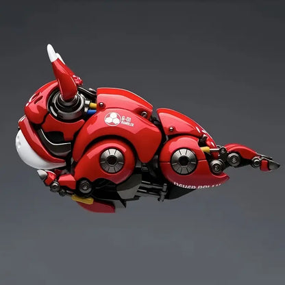 French Bulldog Mechanical Dog Figurine with Gears Moving Mechanism Futuristic Design with Expressive Eyes Poseable Limbs Premium Desktop Decor Collectible Gift for Men Birthday