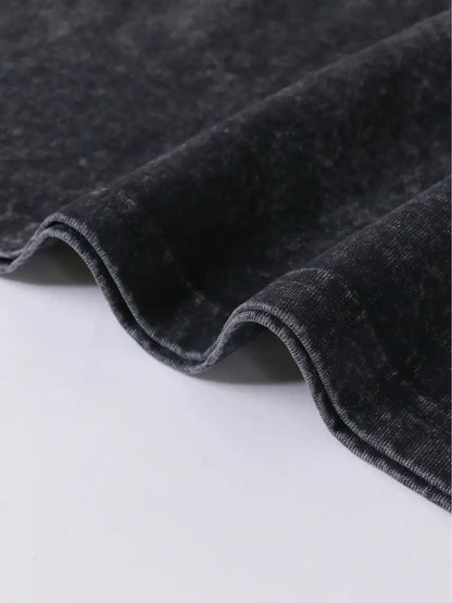 Men’s 210G Cotton Sleeveless Sports Vest – Skeleton & Lightning Print, Loose Fit Gothic Gym Tank Top