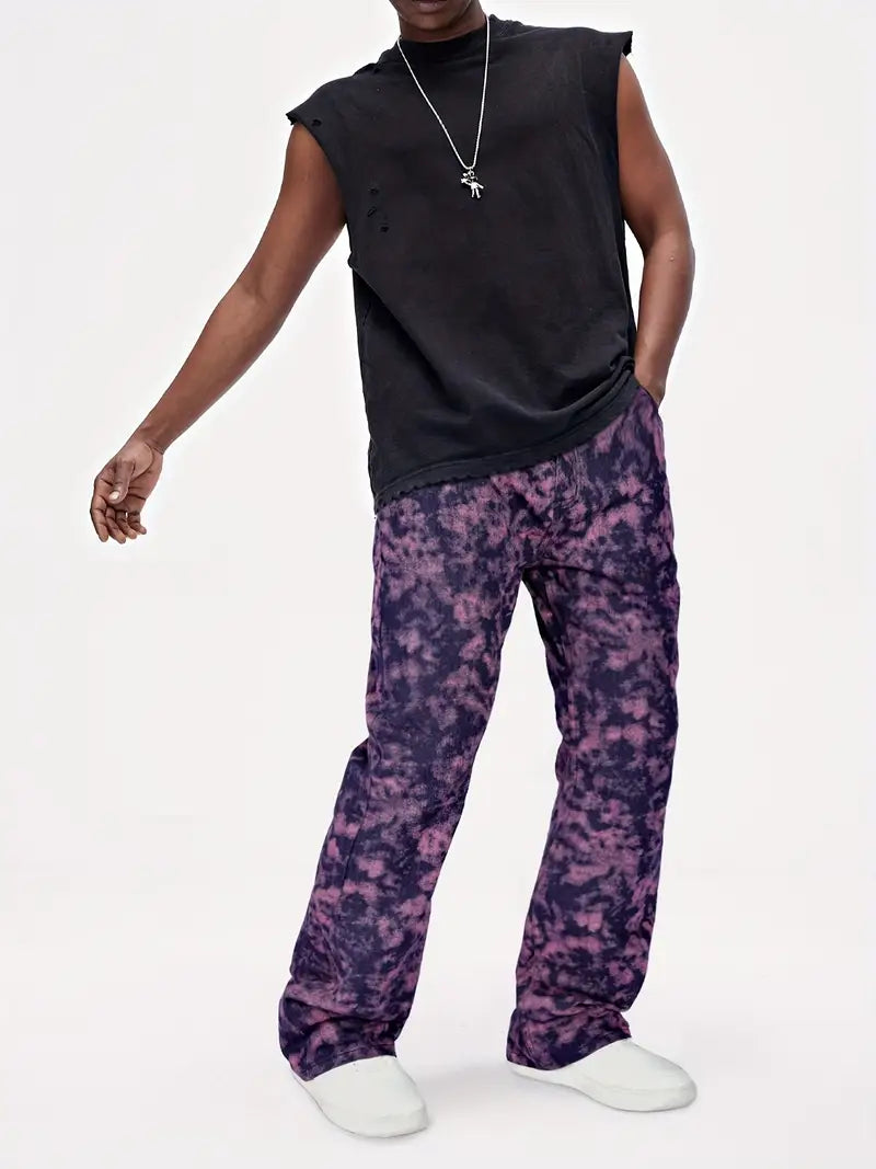 Men’s Multicolor Casual Jeans – Popular Cotton Blend Denim with Regular Fit for Streetwear Style