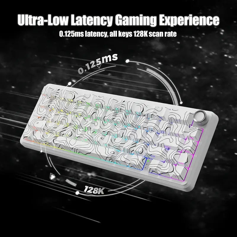 ATTACK SHARK X65PRO HE Magnetic Mechanical Gaming Keyboard – 65% Layout, RGB, 8KHz Polling Rate