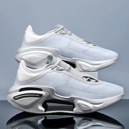 Unisex Gradient Running Shoes – Lightweight Breathable Sneakers with EVA Cushion & MD Sole