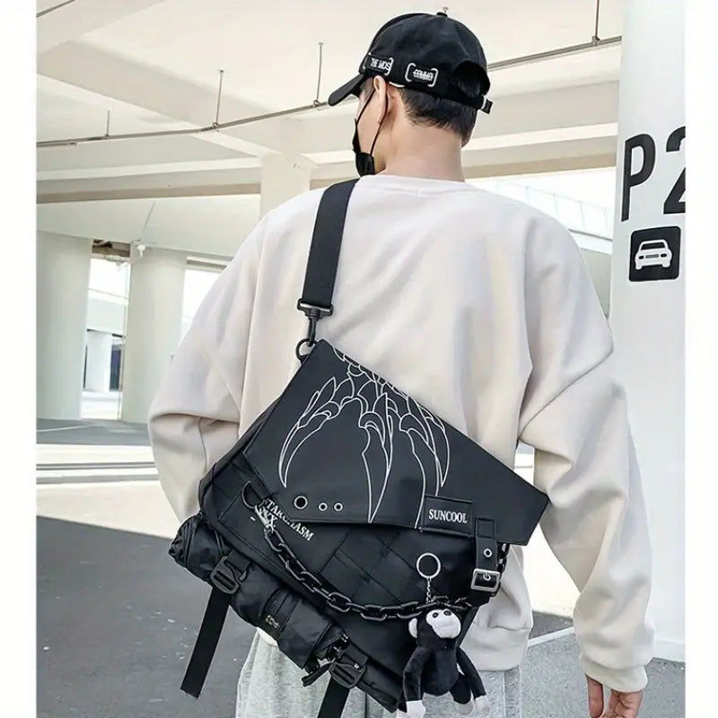 Sling Bag for Couples – Large Capacity High-Quality Nylon Crossbody Backpack with Multiple Compartments, Durable Casual Unisex Design for Valentine's Day & Father's Day Gifts