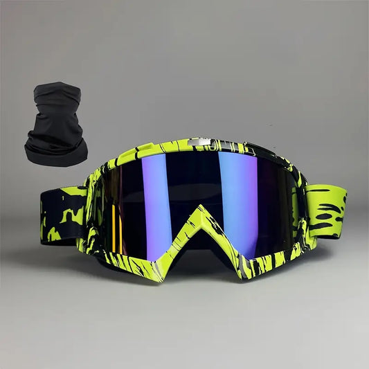 Motorcycle Racing Goggles with TPU Frame and PC Lens #7