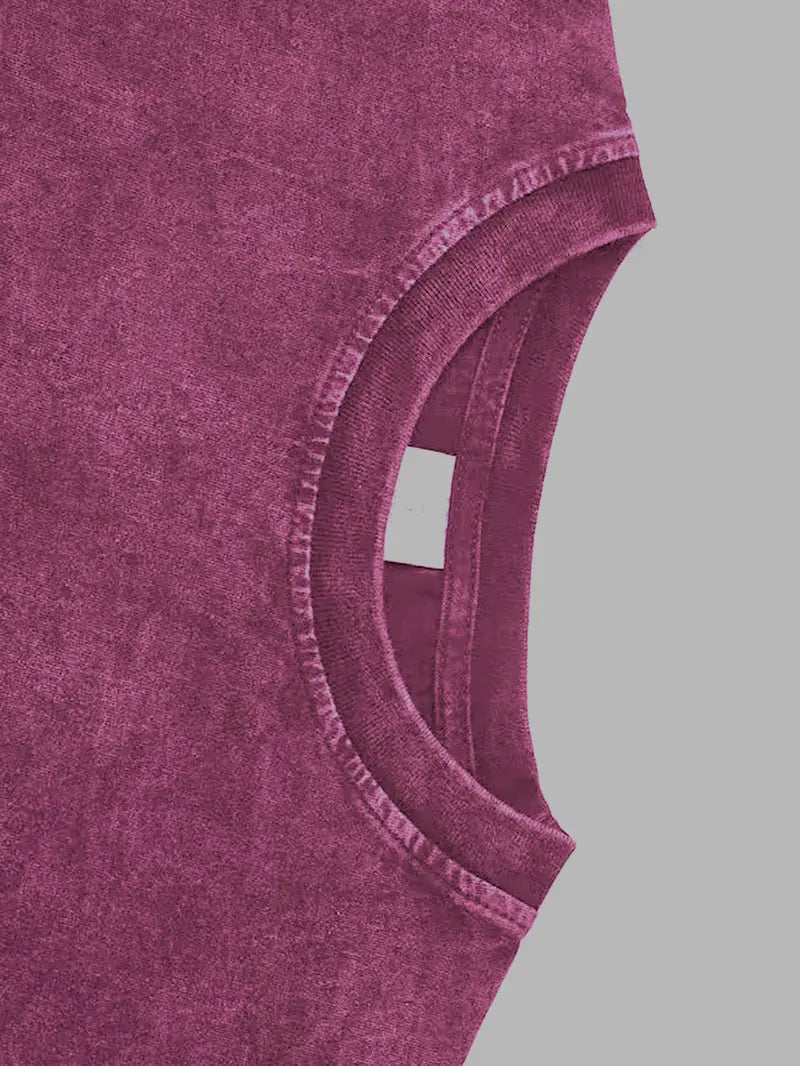 Men's Horror Graphic T-Shirt Distressed Black Cotton Loose Fit Short Sleeve ASKING Alexandria Print