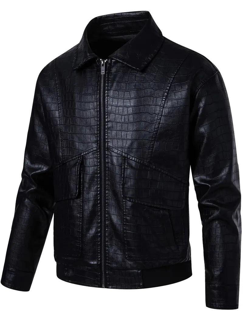 Men's Lightweight Military Bomber Windbreaker with Baseball Collar Embroidered Varsity Style Zip-Up Jacket (Copy)