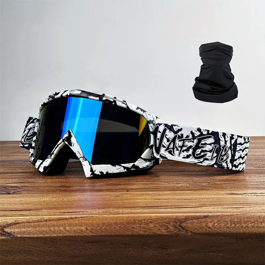 Motorcycle Racing Goggles with TPU Frame and PC Lens #9