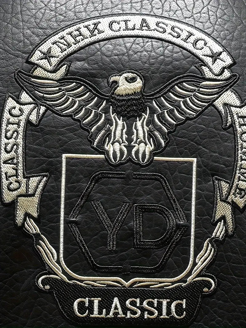 Men's Windproof PU Leather Jacket Stand Collar Zipper Casual Outerwear for Autumn Winter