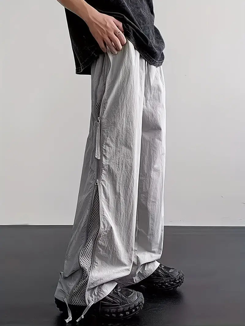 Men’s Quick-Dry Cargo Pants – Lightweight Loose Fit Trousers with Pockets for Summer Outdoor Wear