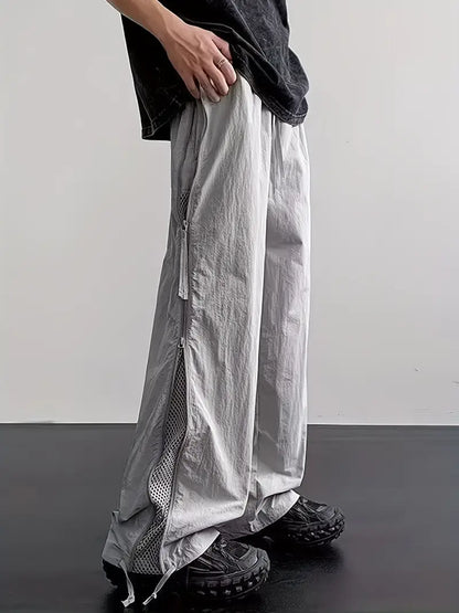 Men’s Quick-Dry Cargo Pants – Lightweight Loose Fit Trousers with Pockets for Summer Outdoor Wear