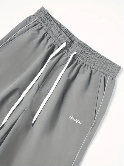 Men’s Sport Jogging Pants – Casual Loose Fit Polyester Trousers for Outdoor & Fitness Activities