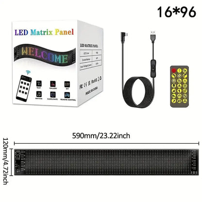 Flexible LED Screen – Multi-Color Dynamic Wall Display with Motion Tracking, App & Remote Control