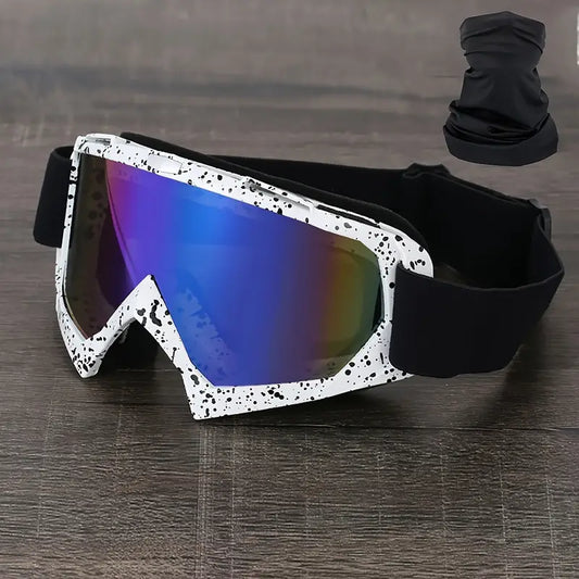 Motorcycle Racing Goggles with TPU Frame and PC Lens #11