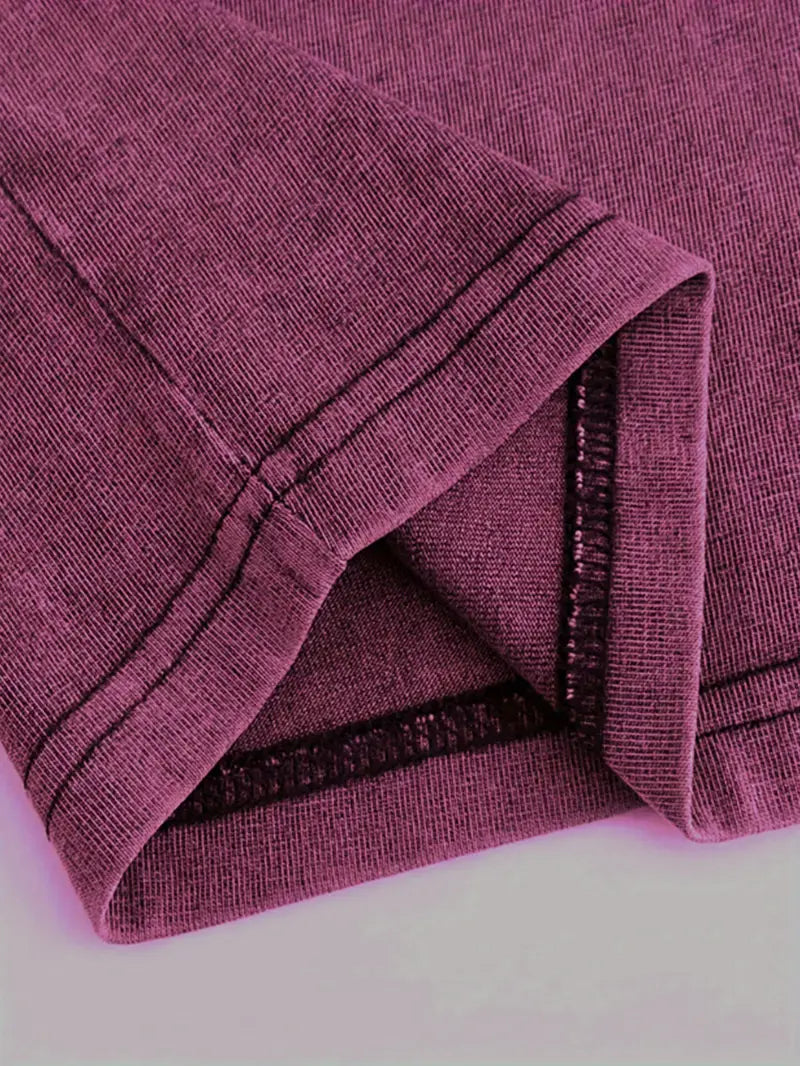 Men's Horror Graphic T-Shirt Distressed Black Cotton Loose Fit Short Sleeve ASKING Alexandria Print