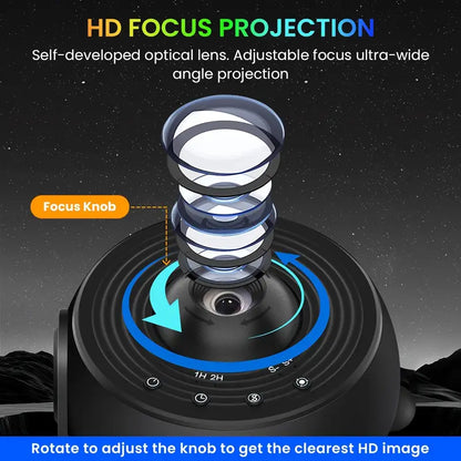 4K HD Earth Projector Lamp – USB-Powered Modern Table Light with 13 Filters, Adjustable Brightness & Cylindrical Design